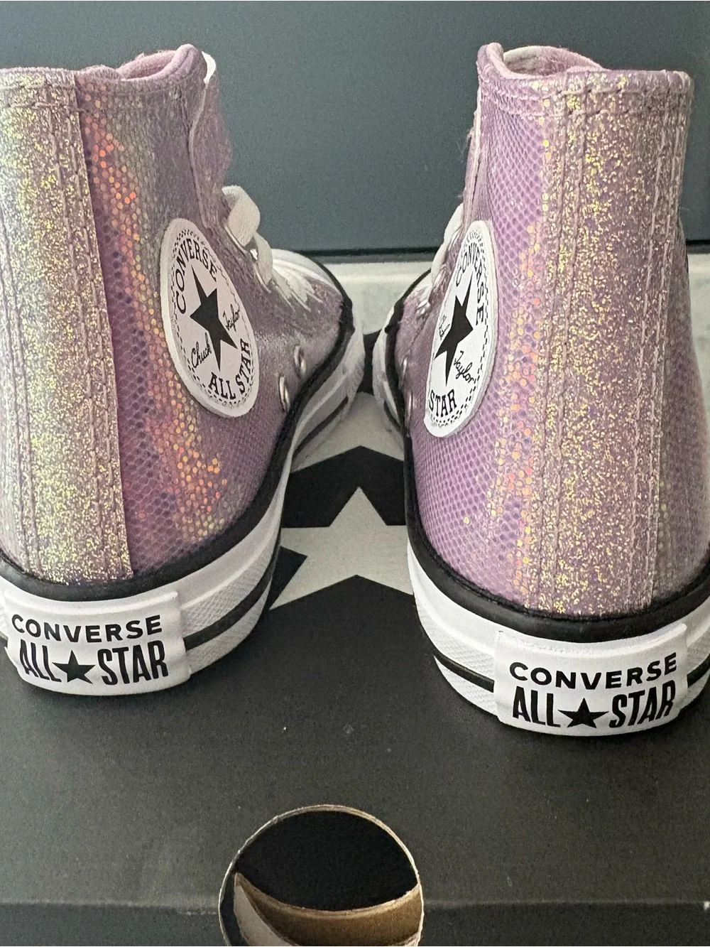 Converse High Top Sneakers - Iridescent Lavender